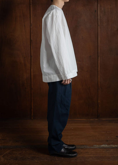 OLIVER CHURCH Soft TShirt L/S Italian Poplin