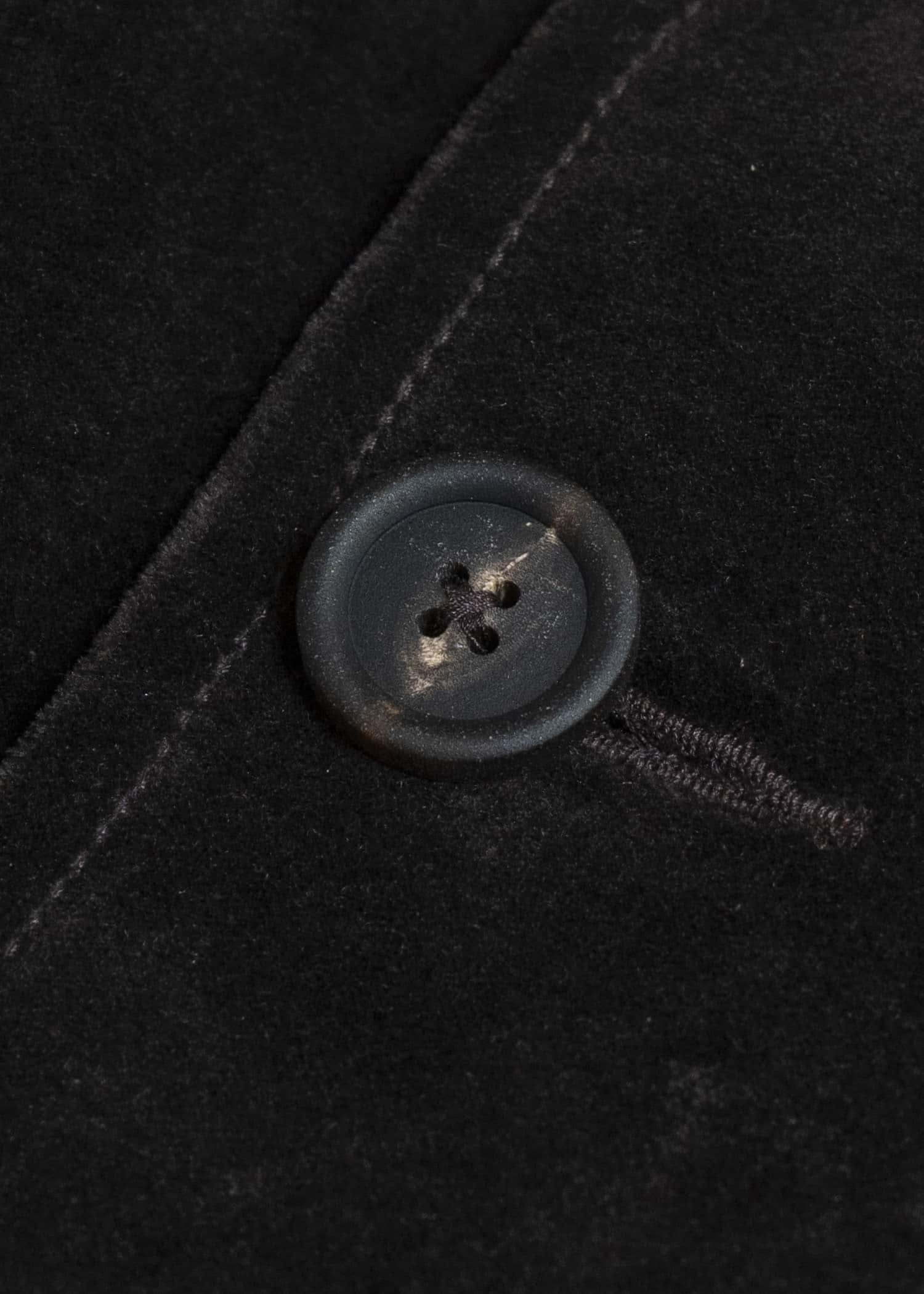 ZIGGY CHEN 0M2531103 VELVET STAND COLLAR SHORT COAT 65