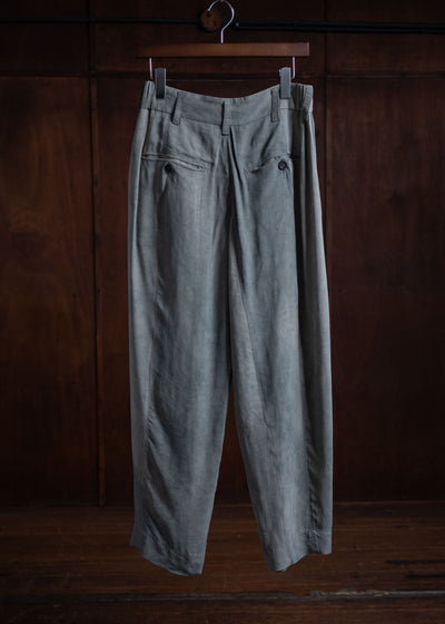 ZIGGY CHEN FRONT PLEATS TAPERED LONG TROUSERS 0M2410510