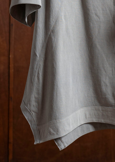 ZIGGY CHEN 0M2510218 Henley Neck T-Shirt LIGHT GRAY