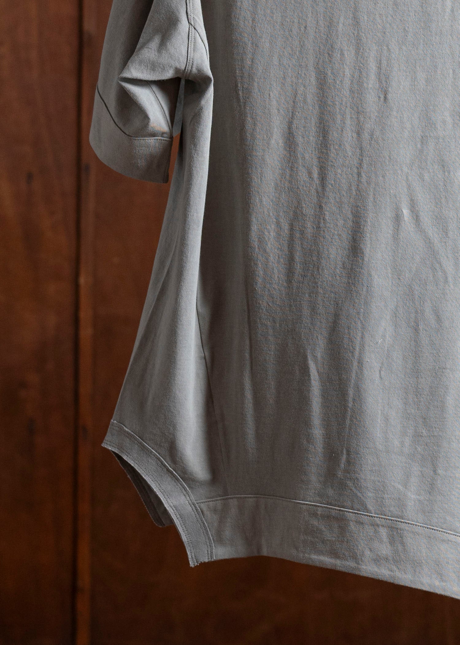 ZIGGY CHEN 0M2510218 Henley Neck T-Shirt LIGHT GRAY
