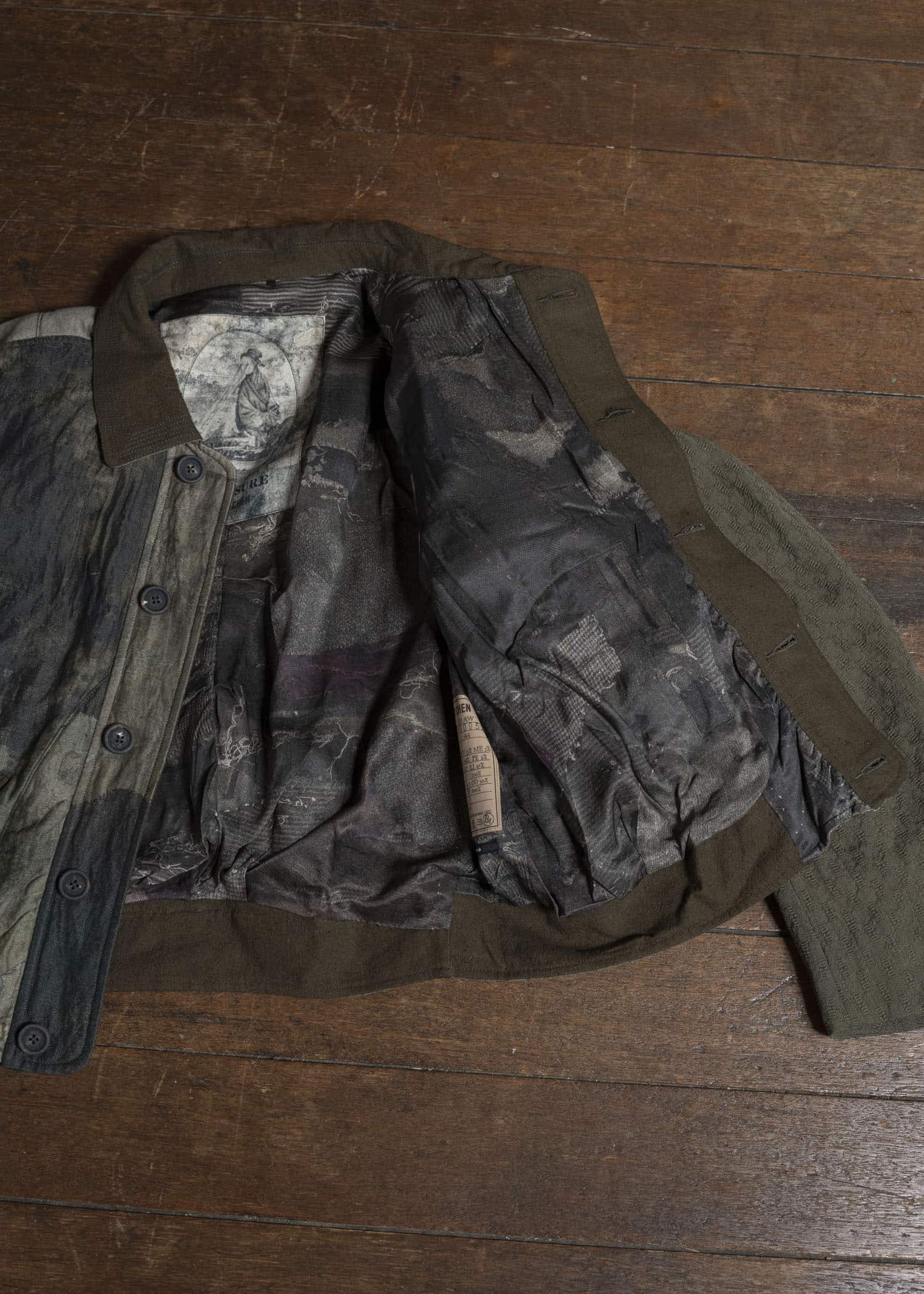 ZIGGY CHEN 0M2530952 HEAVY PATCHWORK JACKET 55