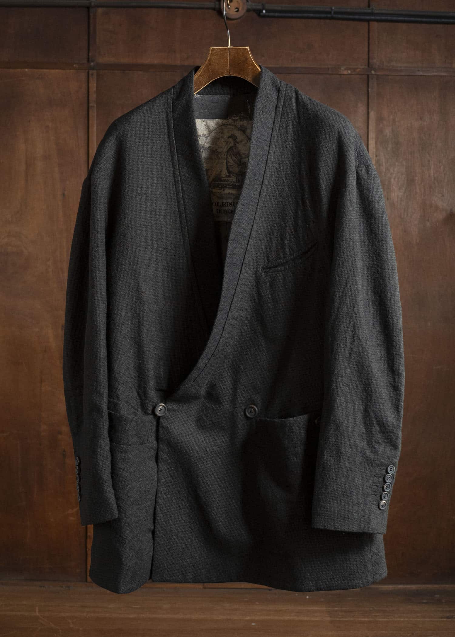 ZIGGY CHEN 0M2530902 DOUBLE-BREASTED ORIENTAL BLAZER 55