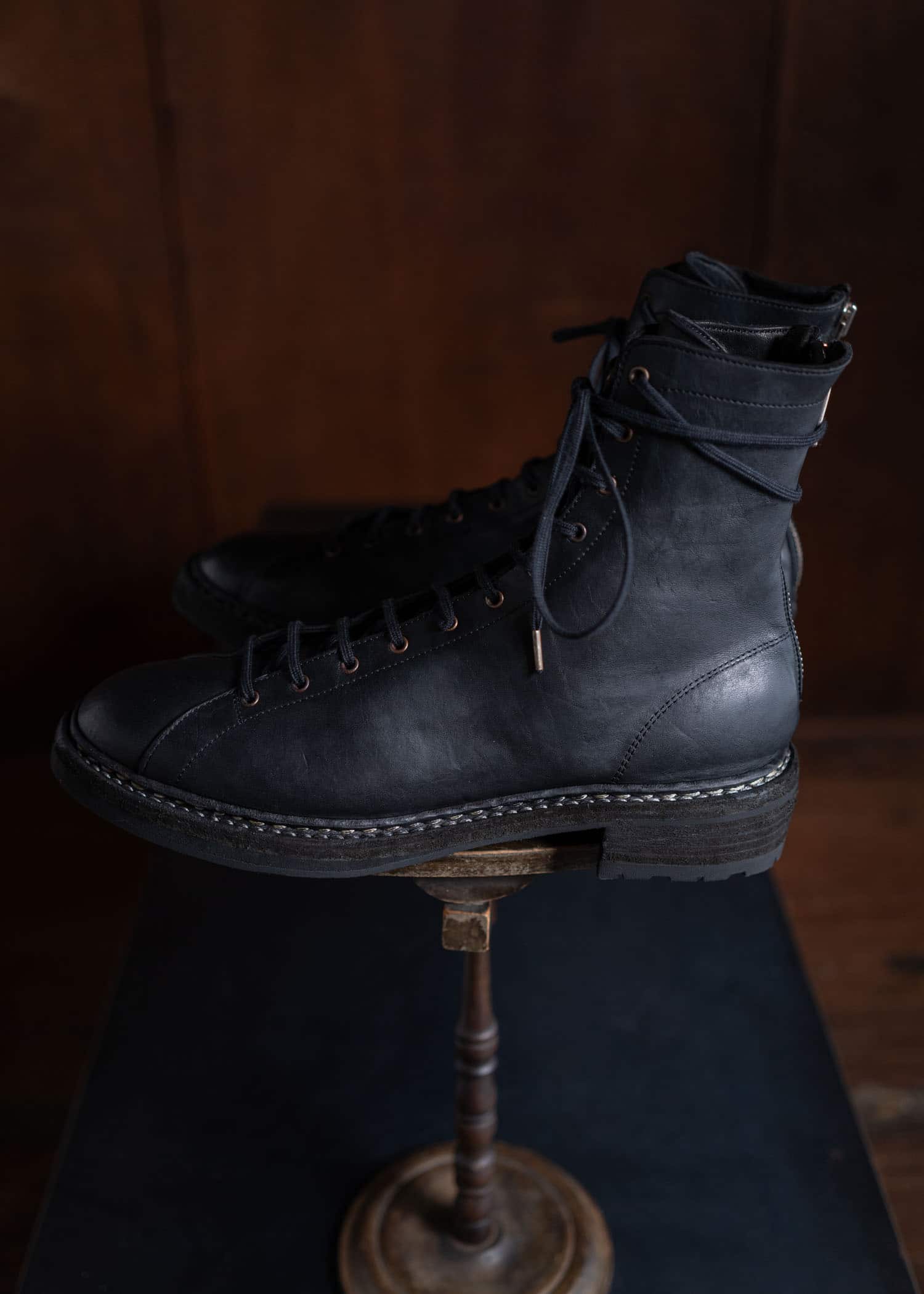 GUIDI 5212BZV NEW ARMY BLKT Horse Full Grain