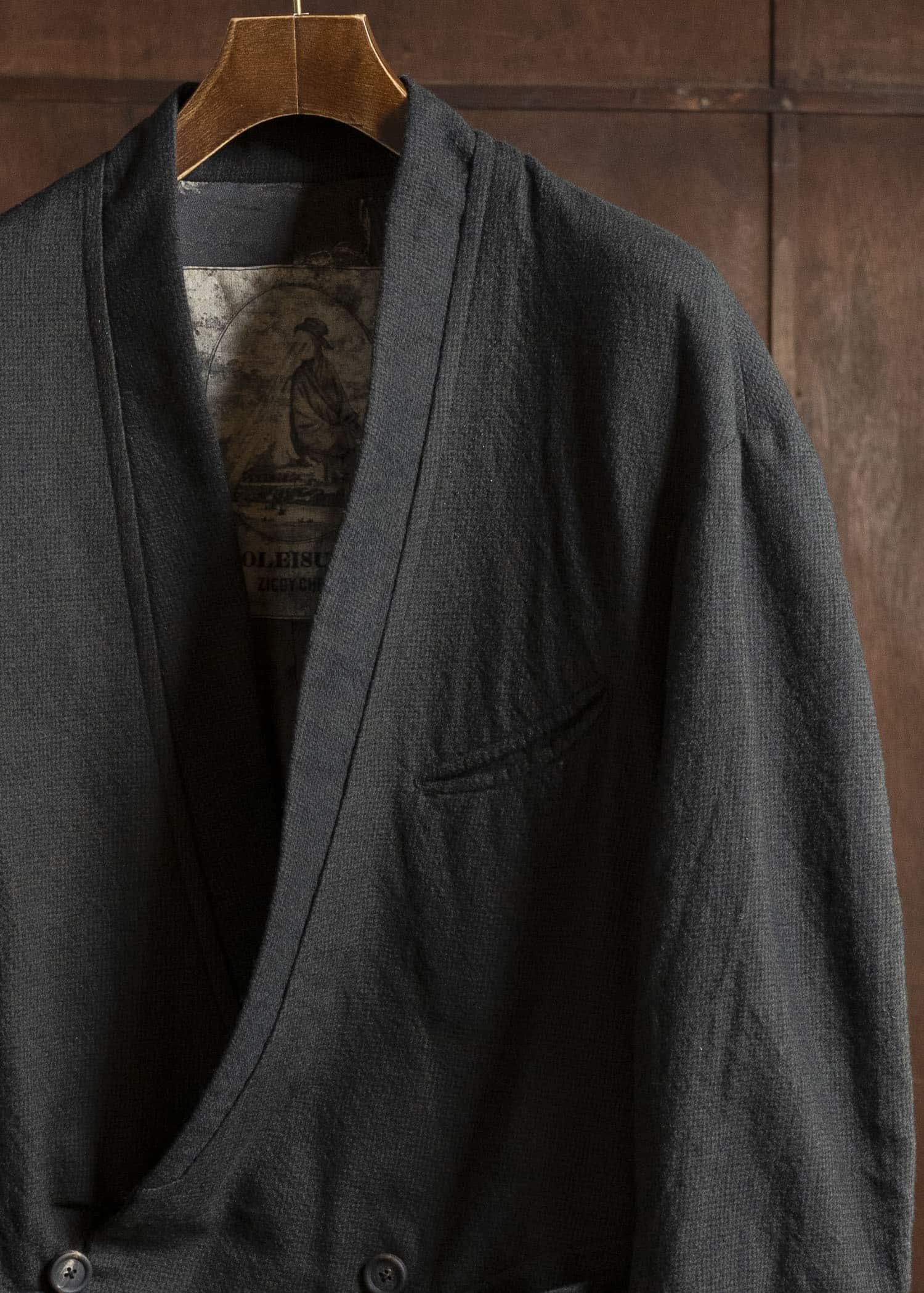 ZIGGY CHEN 0M2530902 DOUBLE-BREASTED ORIENTAL BLAZER 55