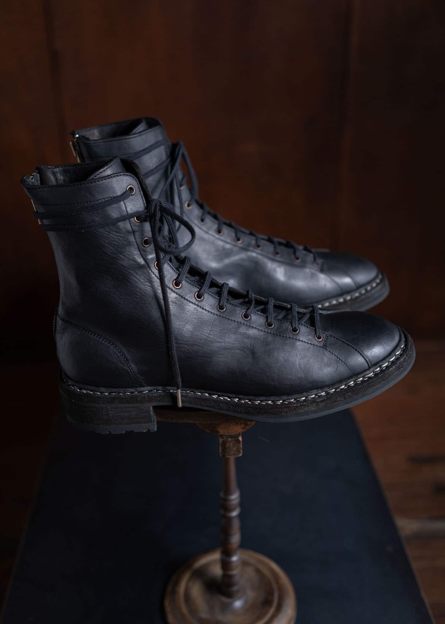 GUIDI 5212BZV NEW ARMY BLKT Horse Full Grain