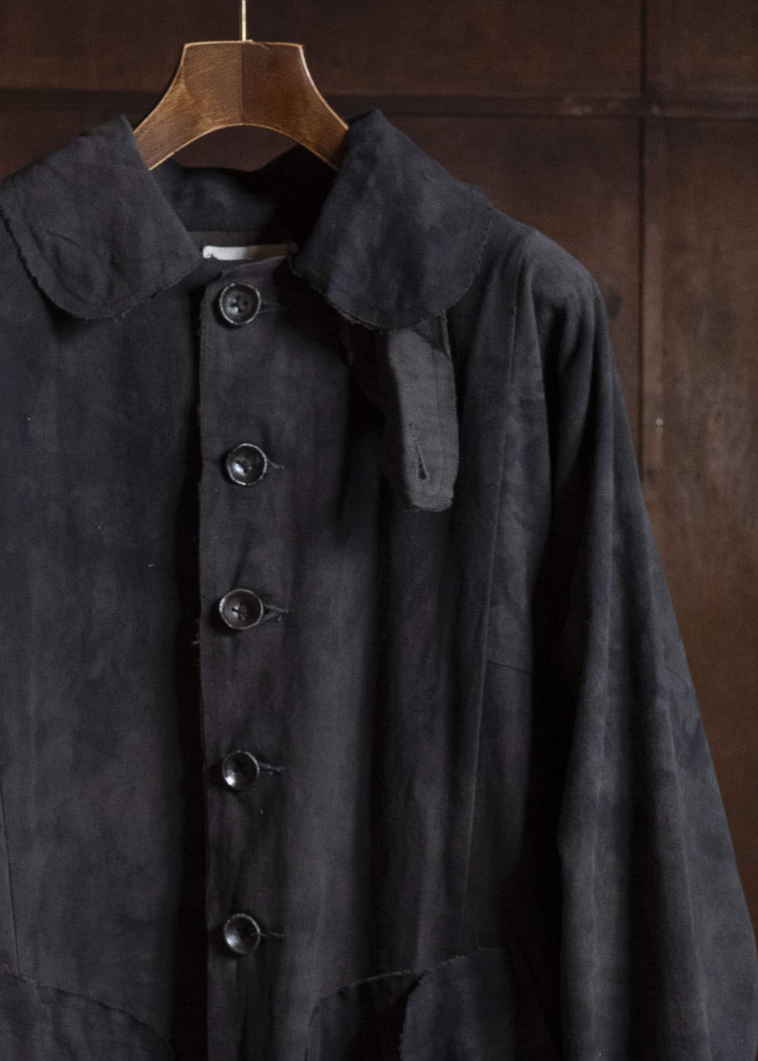 Gathering Textiles Farmer Coat Handloom Cotton , Nuturally Dyed FAC02-CO-PB