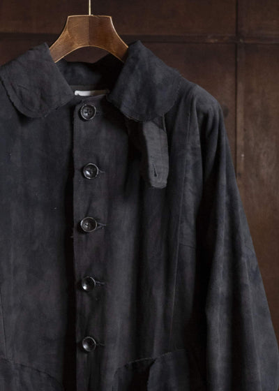Gathering Textiles Farmer Coat Handloom Cotton , Nuturally Dyed FAC02-CO-PB