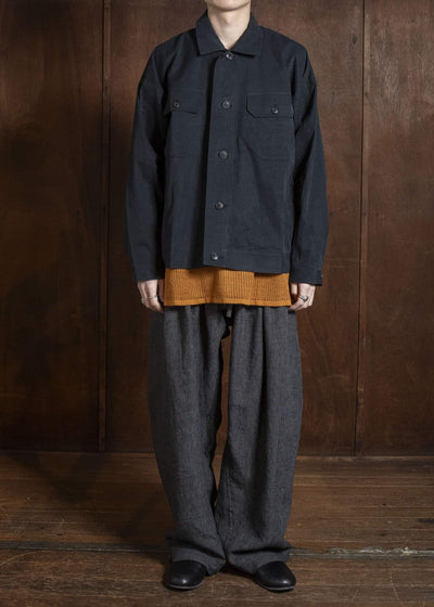 JAN-JAN VAN ESSCHE JACKET#64 TIME WASHED LIGHT | STONE GREY Time Washed Light | Off Black