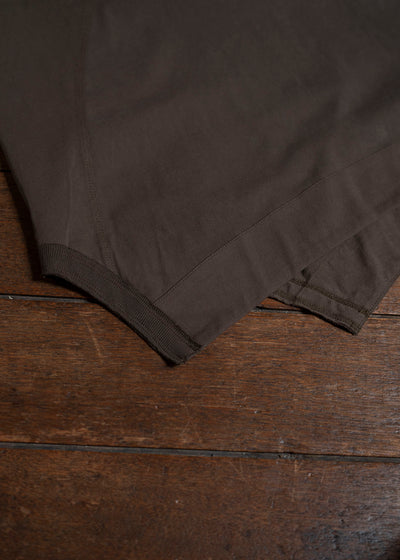 ZIGGY CHEN 0M2510203 Henley Neck T-Shirt DARK KHAKI