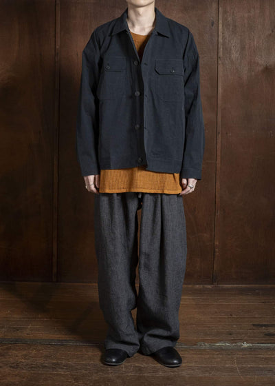 JAN-JAN VAN ESSCHE JACKET#64 TIME WASHED LIGHT | STONE GREY Time Washed Light | Off Black