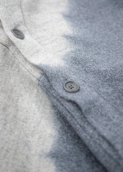 SUZUSAN Wool Cotton Jersey Cardi gan Grey - Light Grey