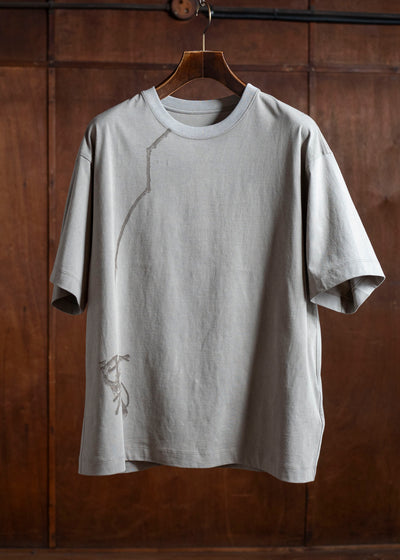 ZIGGY CHEN 0M2510207 Digital Print T-Shirt LIGHT GRAY