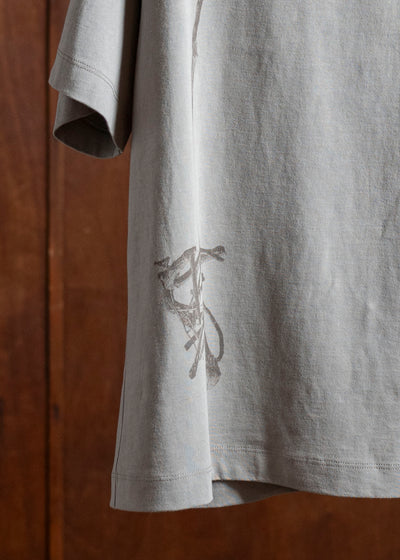 ZIGGY CHEN 0M2510207 Digital Print T-Shirt LIGHT GRAY