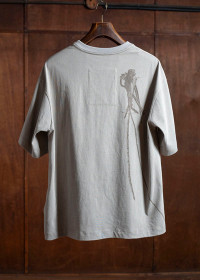 ZIGGY CHEN 0M2510207 Digital Print T-Shirt LIGHT GRAY