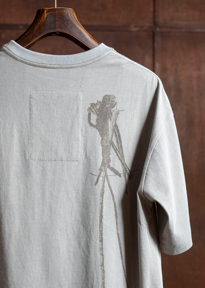 ZIGGY CHEN 0M2510207 Digital Print T-Shirt LIGHT GRAY