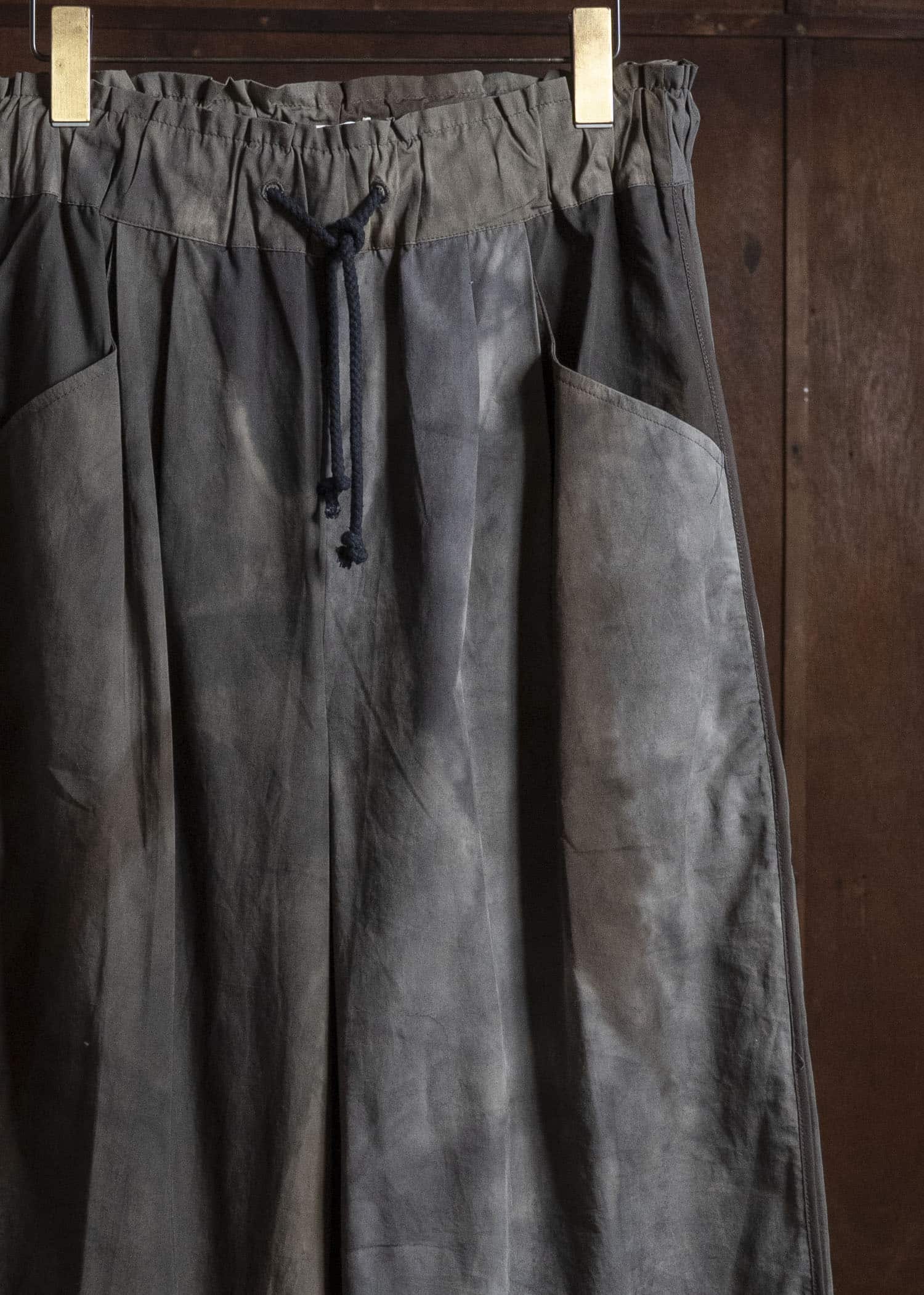 Gathering Textiles Sailor Pant Power Loom Cotton Poplin , Naturally Dyed-Monet SAP02-CP-DM