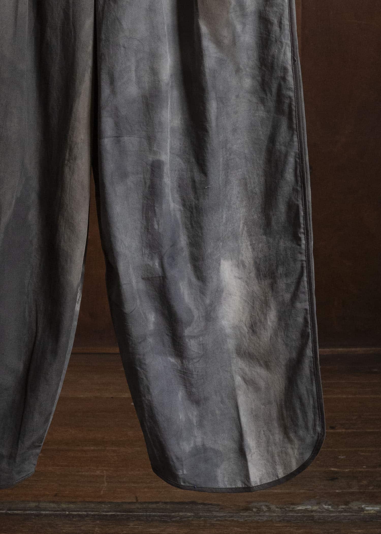 Gathering Textiles Sailor Pant Power Loom Cotton Poplin , Naturally Dyed-Monet SAP02-CP-DM
