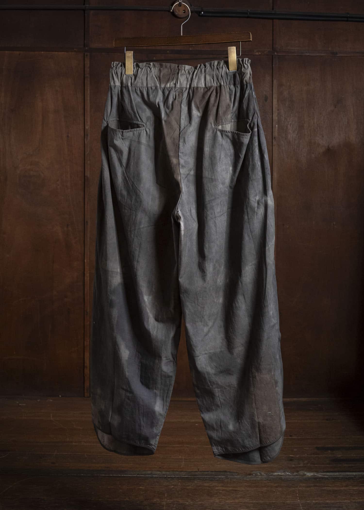 Gathering Textiles Sailor Pant Power Loom Cotton Poplin , Naturally Dyed-Monet SAP02-CP-DM