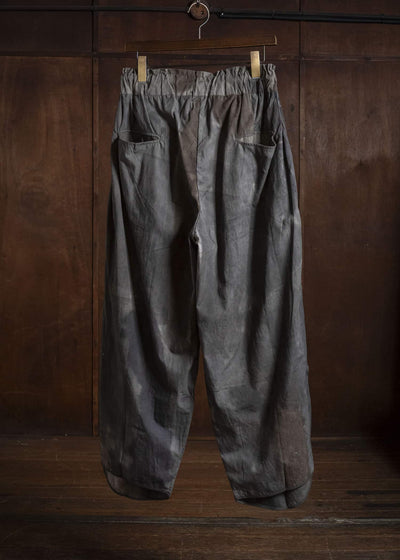 Gathering Textiles Sailor Pant Power Loom Cotton Poplin , Naturally Dyed-Monet SAP02-CP-DM