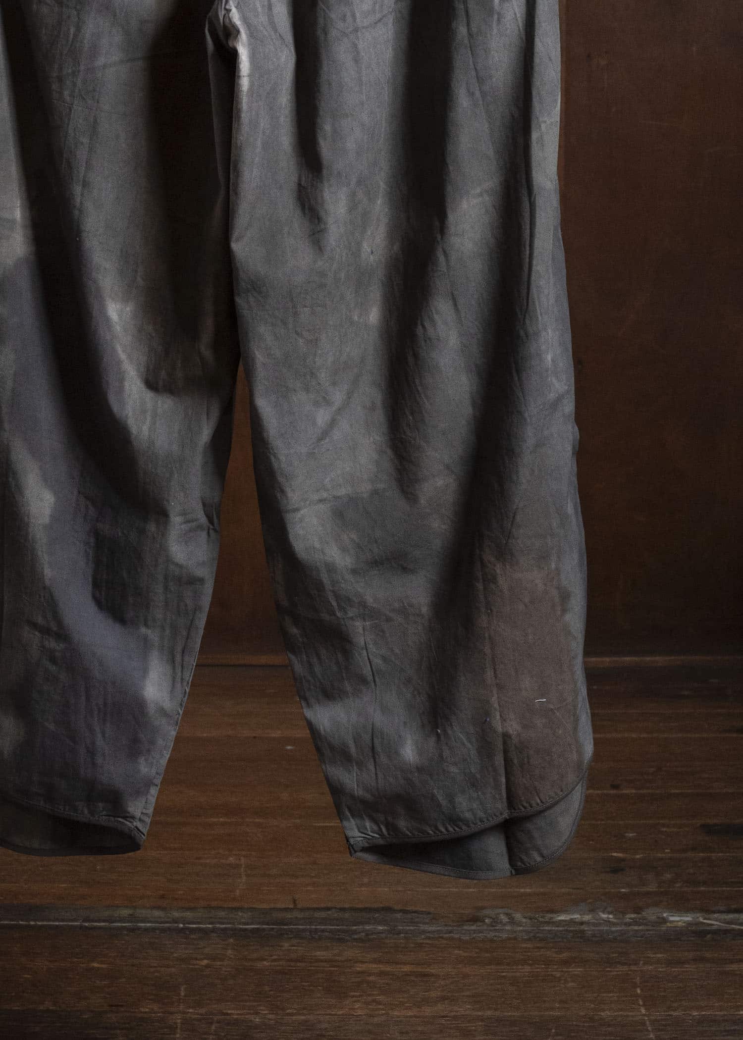Gathering Textiles Sailor Pant Power Loom Cotton Poplin , Naturally Dyed-Monet SAP02-CP-DM