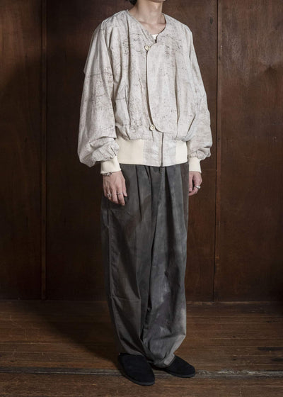 Gathering Textiles Sailor Pant Power Loom Cotton Poplin , Naturally Dyed-Monet SAP02-CP-DM