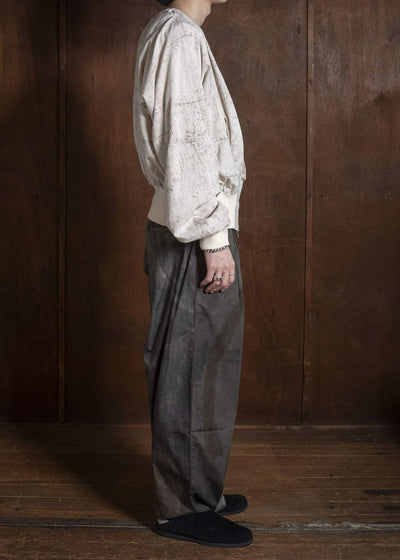 Gathering Textiles Sailor Pant Power Loom Cotton Poplin , Naturally Dyed-Monet SAP02-CP-DM