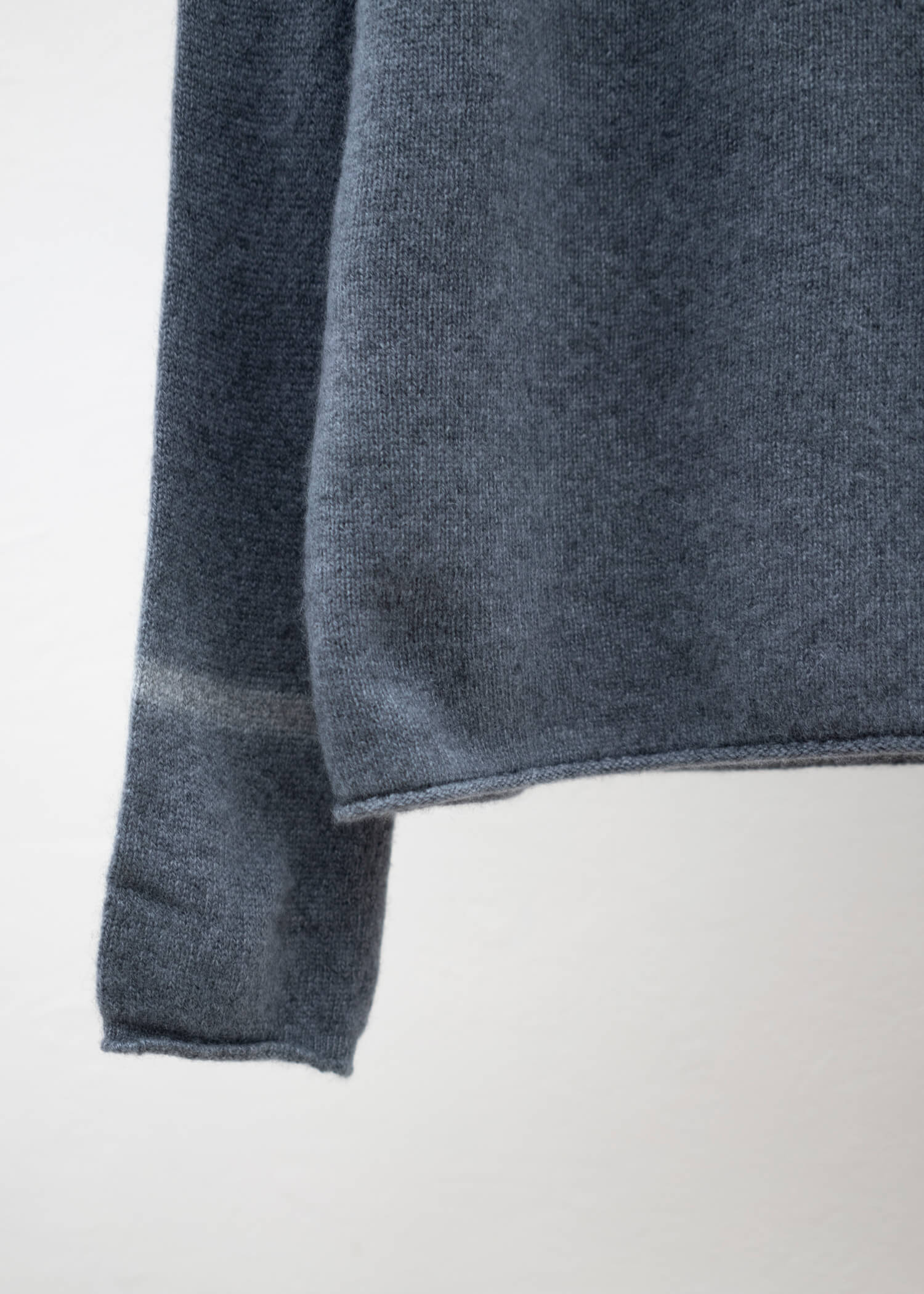 SUZUSAN Cashmere Seamless Pullover - Long Grey - Grey