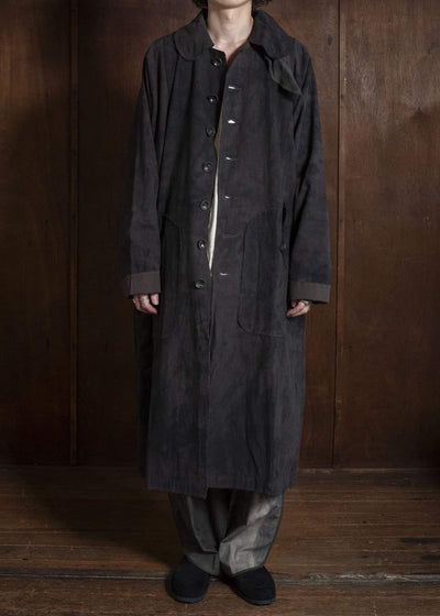 Gathering Textiles Farmer Coat Handloom Cotton , Nuturally Dyed FAC02-CO-PB