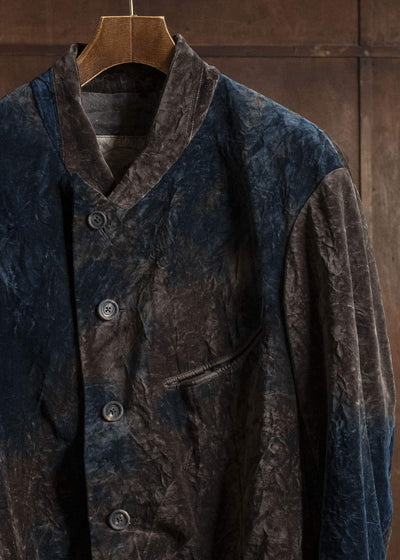 ZIGGY CHEN 0M2530905 VELVET STAND COLLAR BLAZER 25