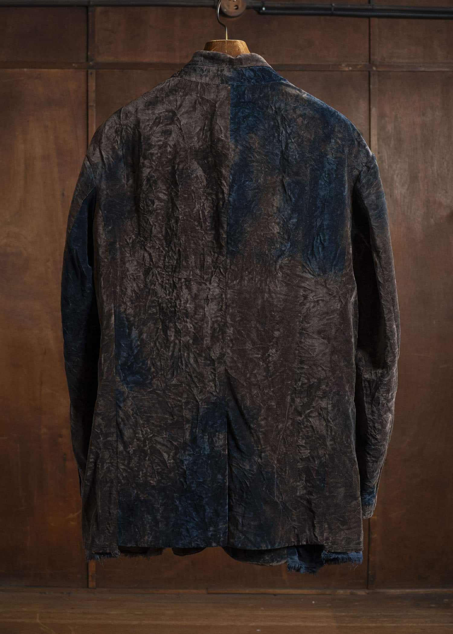 ZIGGY CHEN 0M2530905 VELVET STAND COLLAR BLAZER 25