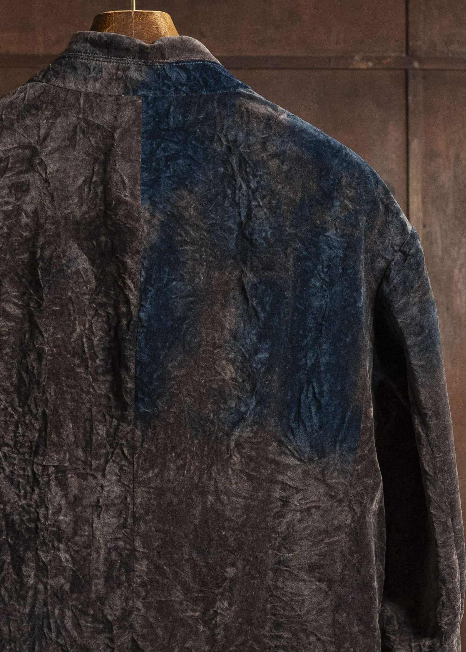 ZIGGY CHEN 0M2530905 VELVET STAND COLLAR BLAZER 25