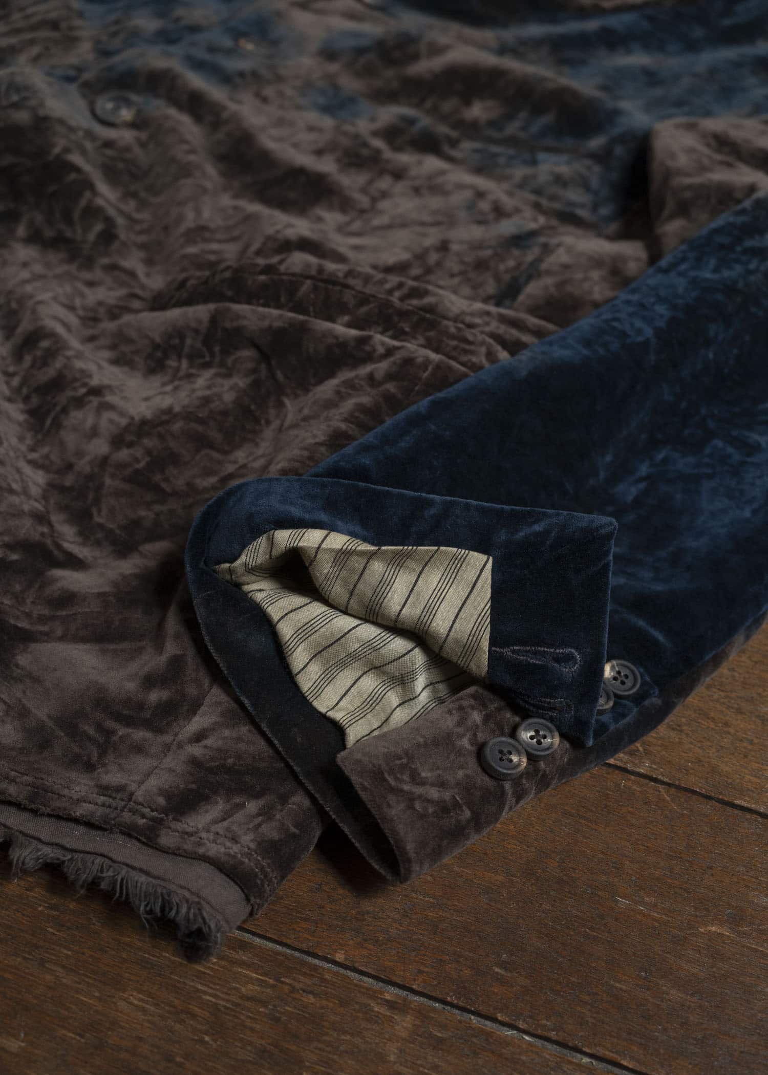 ZIGGY CHEN 0M2530905 VELVET STAND COLLAR BLAZER 25