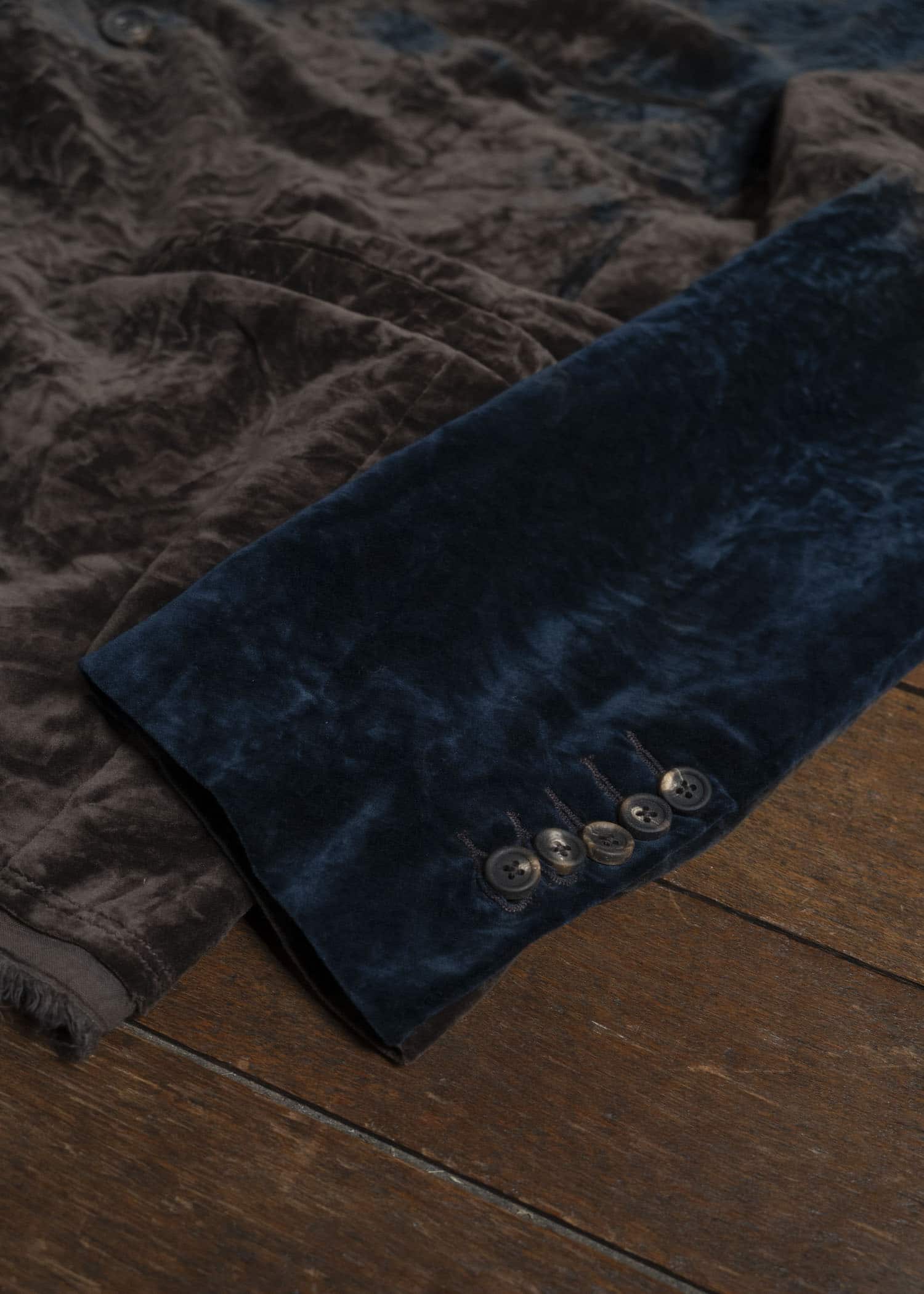 ZIGGY CHEN 0M2530905 VELVET STAND COLLAR BLAZER 25