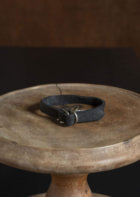 GUIDI LEATHER BRACELET BLKT BLT00B