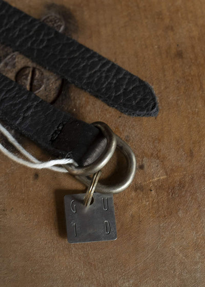 GUIDI LEATHER BRACELET BLKT BLT00B