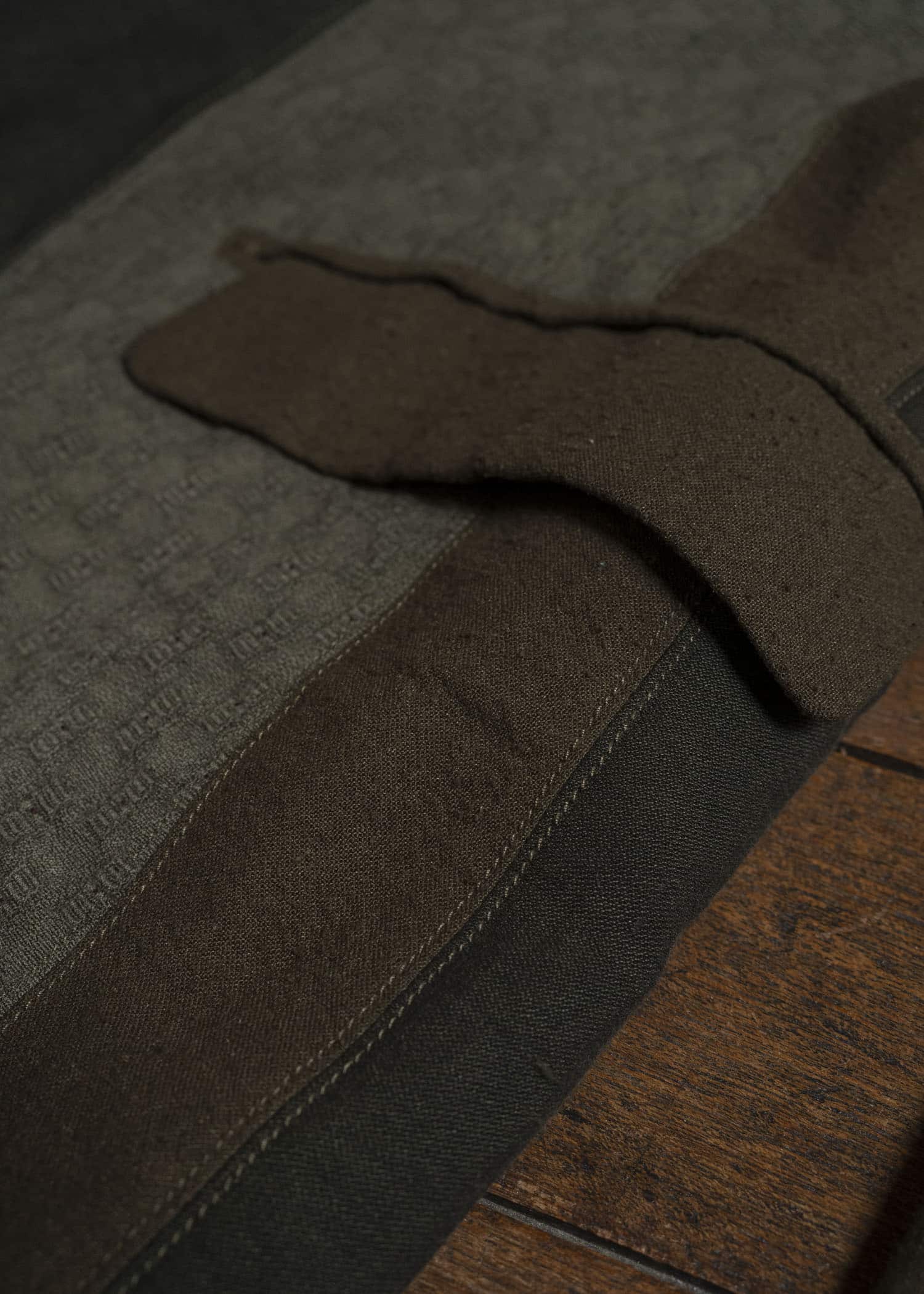 ZIGGY CHEN 0M2530945 HEAVY PATCHWORK BLAZER 83