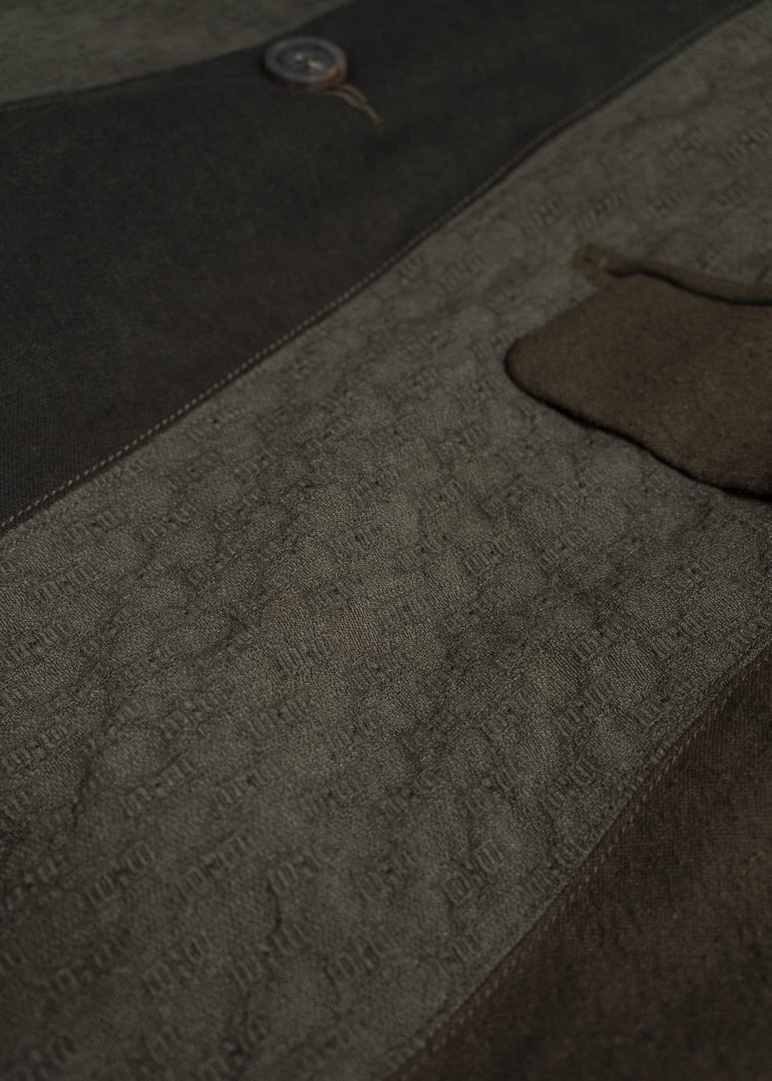 ZIGGY CHEN 0M2530945 HEAVY PATCHWORK BLAZER 83