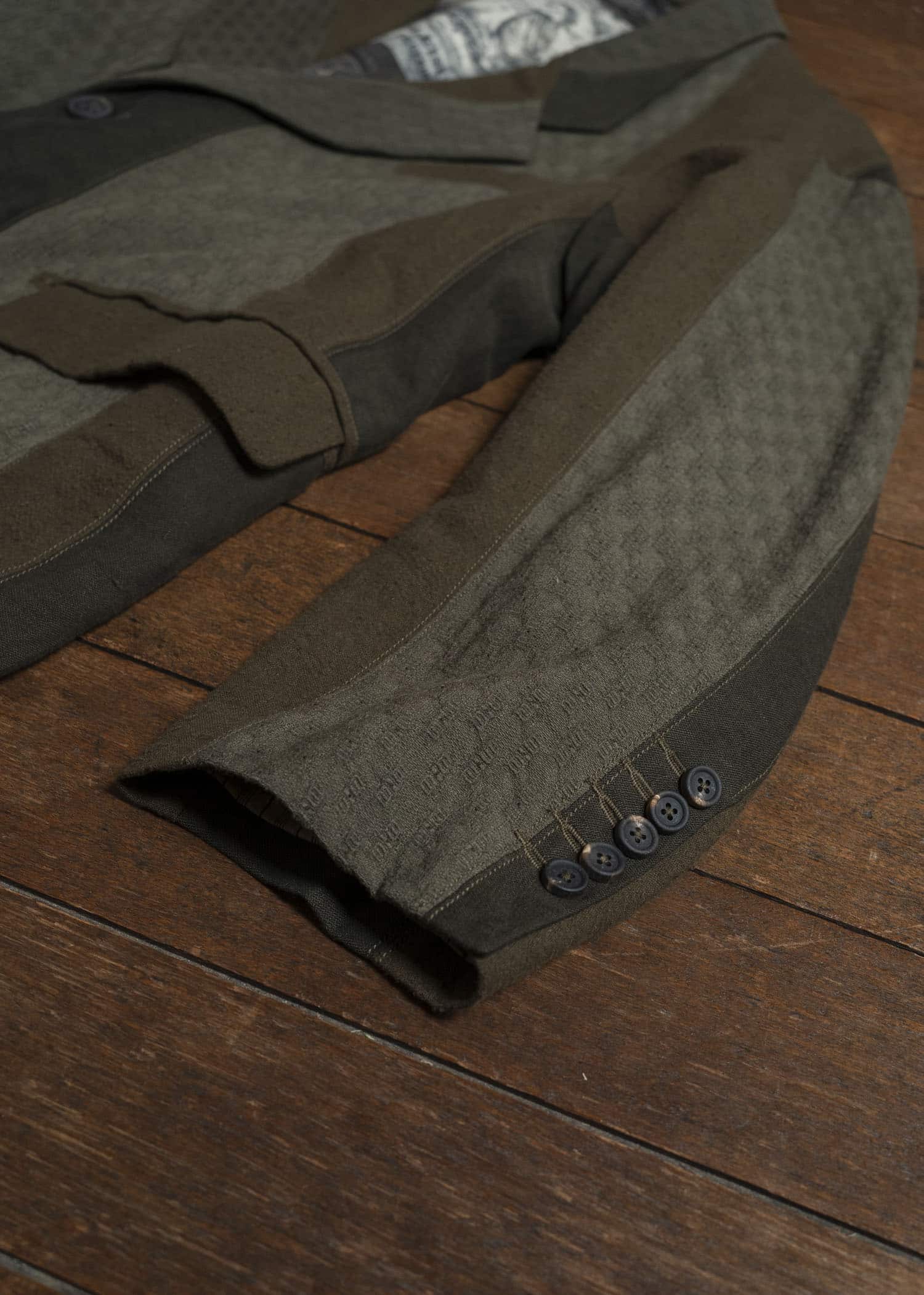 ZIGGY CHEN 0M2530945 HEAVY PATCHWORK BLAZER 83