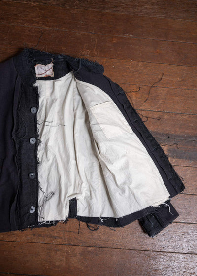 by Walid Wool linen docking jacket