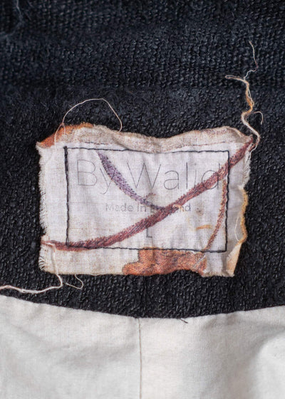 by Walid Wool linen docking jacket