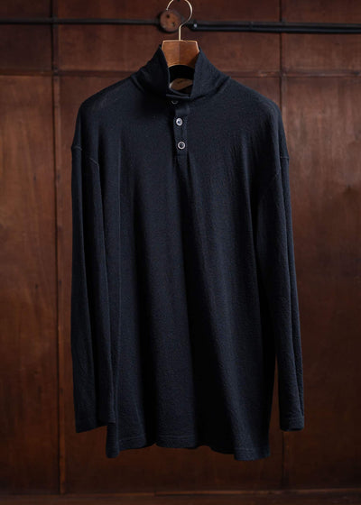 Peng Tai FUNEL NECK LONG SLEEVE SHIRT
