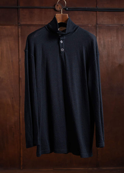 Peng Tai FUNEL NECK LONG SLEEVE SHIRT