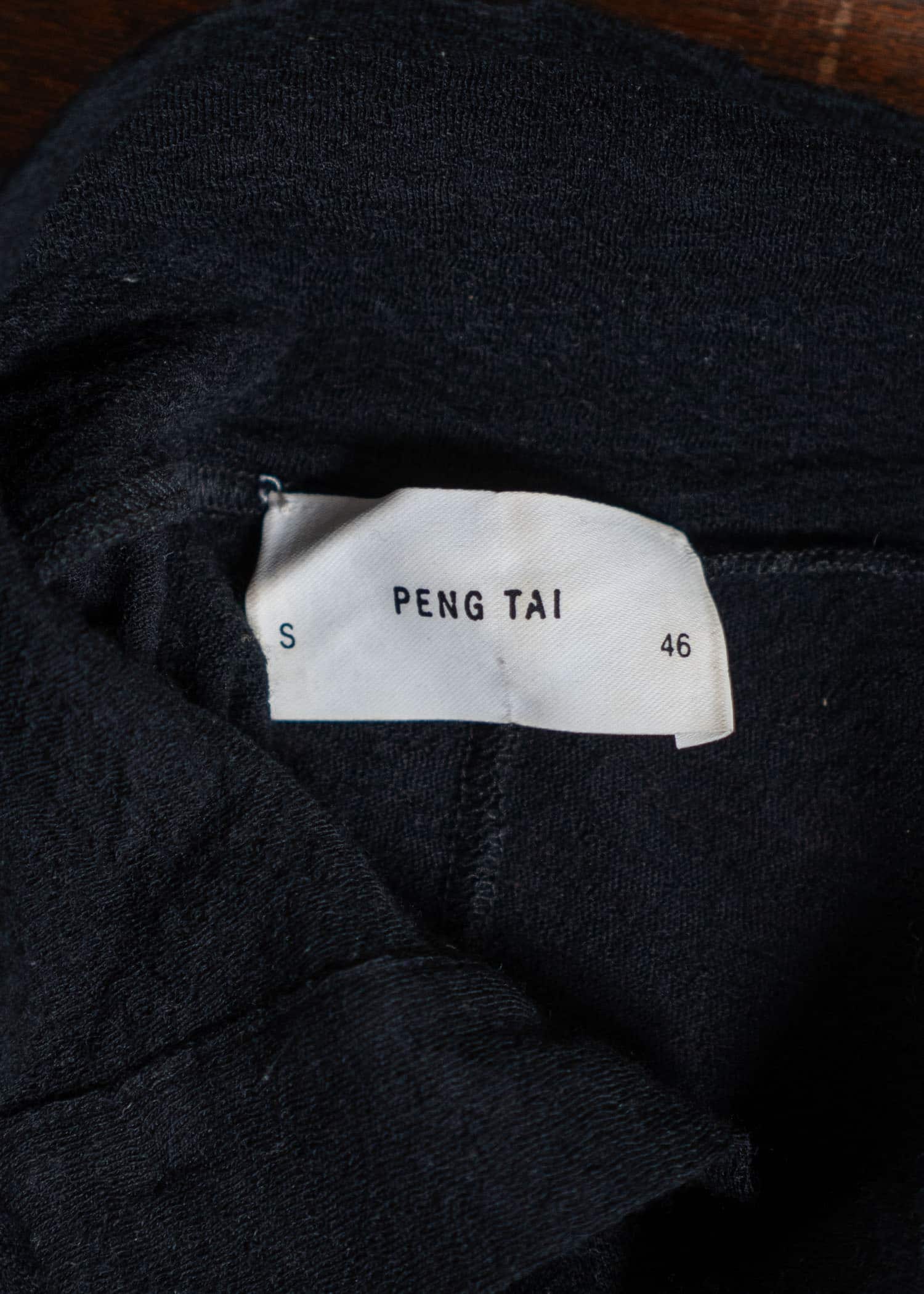 Peng Tai FUNEL NECK LONG SLEEVE SHIRT