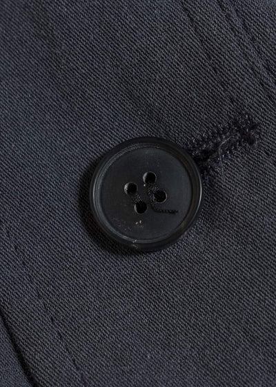 JAN-JAN VAN ESSCHE JACKET#64 DENIM STYLE WORKWEAR JACKET | CO HEMP DENSE TWILL | Logwood