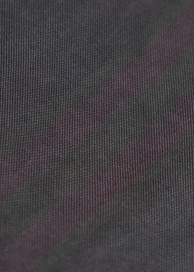 ZIGGY CHEN 0M2511101 Double Breasted Asymmetric Coat DARK PURPLE