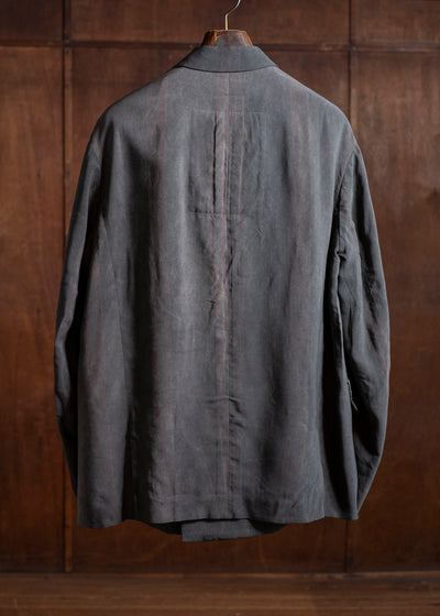 ZIGGY CHEN 0M2510901 Double Breasted Asymmetric Jacket DARK PURPLE