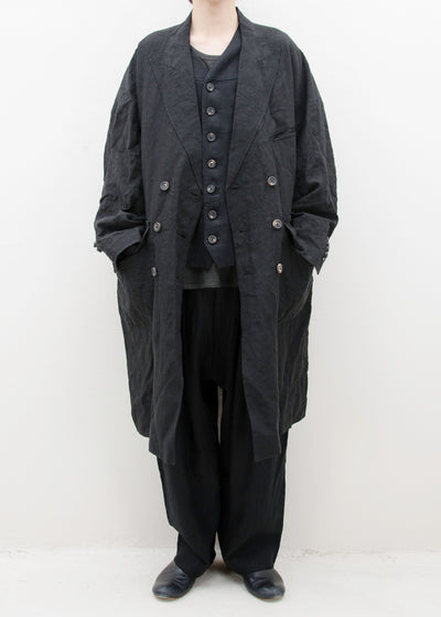 ZIGGY CHEN REVERSIBLE COLLAGE LONG COAT