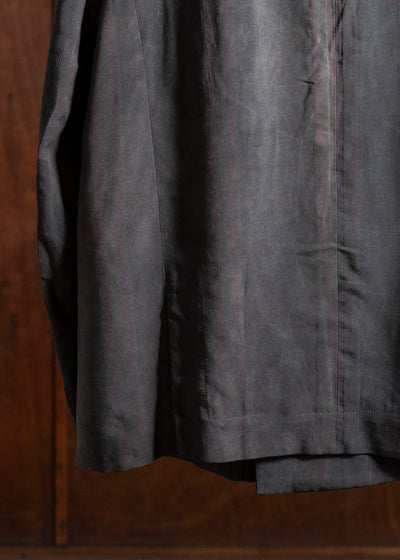 ZIGGY CHEN 0M2510901 Double Breasted Asymmetric Jacket DARK PURPLE