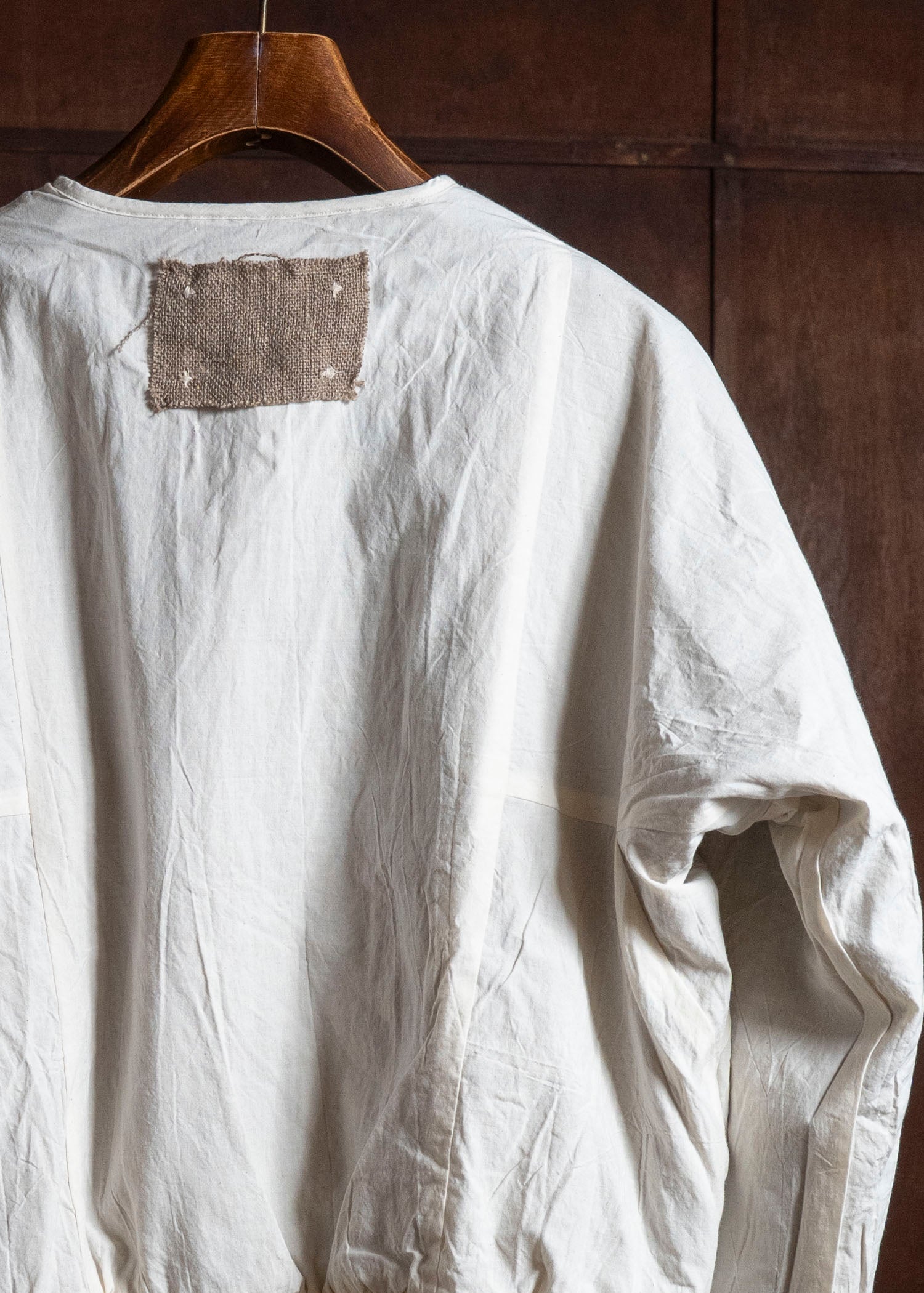 Gathering Textiles Roly Poly Jacket Handwoven Hemp , Organic Cotton Poplin Linig RPJ01-HE-BR